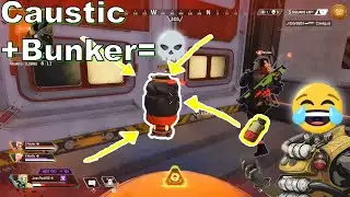 Apex Legends WTF Moment- Bunker Trap Plays + Caustic (Jaegerr)