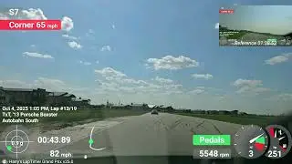 Autobahn Country Club South trying to keep up with race car