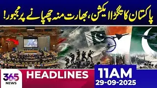 Pakistan&rsquo;s Action Forces India to Hide | 11AM Headlines | 29 Sep 2025 | 365 Plus