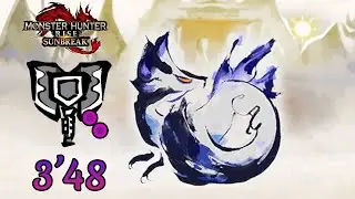 MHR:Sunbreak | MR6★ Violet Mizutsune | 3'48 | solo with Charge Blade