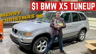 TUNING Up My $1 BMW X5 On CHRISTMAS Day