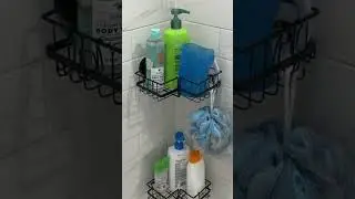 Awesome Amazon Finds Part 4 Suction Corner Shower Caddy #bathroom #amazonfinds #gadgets #shower