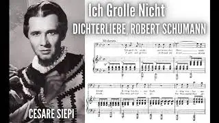 Ich Grolle Nicht - Cesare Siepi (R. Schumann) Dichterliebe - Bass Score - Bb Major