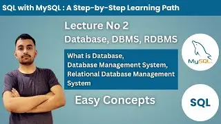What is Database | Database Management System | Relational Database Management System | Lecture No 2