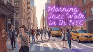 🌇 Morning Jazz in New York with Purple | Uplifting Vinyl Beats for Calm Focus