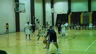 Anthony Davis HS block then long range jumper 12/14/10 Chicago Perspectives