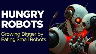 Hungry Robots 🤖 Growing Bigger by Eating Small Robots 🧩