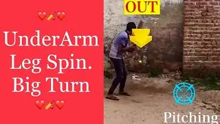 UnderArm LegSpin- Big turn   #Shorts