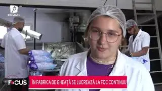 În fabrica de gheață se lucrează la foc continuu