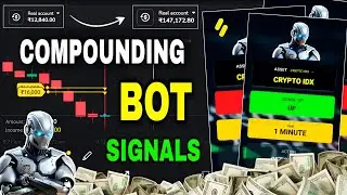Binomo Bot Signals 😱 ₹12,840 To ₹147,172 🤑 Full Money Compounding