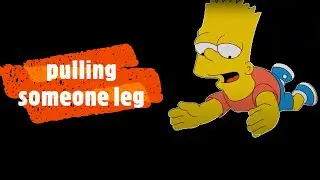 pulling someone leg (Idioms in Famous TV Series)