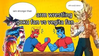 #Gym boy arm wrestling goku fan vs vegita fan #like & subscribe #