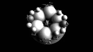 Test animation of the Russian 'fregat' space tug.