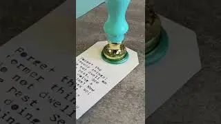 The Perfect Wax Seal: 11/20😘