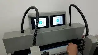Visible cross-cocking plate puncher GH52V from HANS-GRONHI for offset printing machines