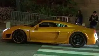 Noble M600 - Acceleration Exhaust Sound during lil Kickdown with Wheel Spin Exotic Supersportscar