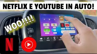 ATTIVAZIONE APPLE CAR PLAY/ANDROID AUTO ABARTH 595 COMPETIZIONE - YOUTUBE, NETFLIX SU UCONNECT 7