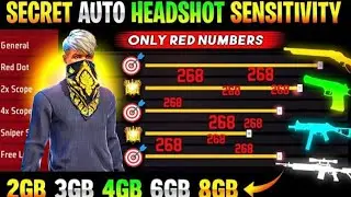 ob50 Free Fire Auto Headshot Trick 2025 Sensitivity 💀 | All device working sensitivity 🗿