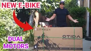 Cheap! OTIDA RX80 Dual Motor Electric Bike  Unboxing