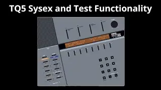 Yamaha TQ5 - Sysex backups, Factory Reset, Test Functionality