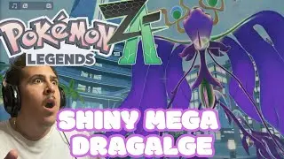 РЕАКЦИЯ НА БЛЕСТЯЩЕГО МЕГА ДРАГАЛГЕ | ОН ТАКОЙ ГРОЗНЫЙ!!!! | POKEMON LEGENDS ZA!!!!!!!