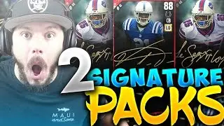 OMG EPIC PULL!! 2 SIGNATURE PACKS | MADDEN 17 ULTIMATE TEAM PACK OPENING