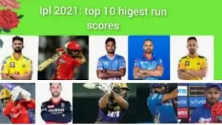 Top 10 batsman in ipl 2021// orange cap ipl 2021