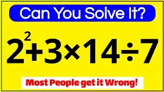Only Sharp Minds Can Solve This Confusing Math Question!