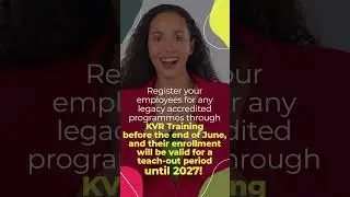 Teach-out period until 2027!
