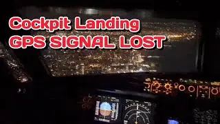 Airbus A320 Cockpit Landing in Beirut Airport 