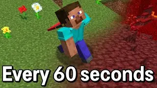 Minecraft, But Dimensions Change Every 60 Seconds...