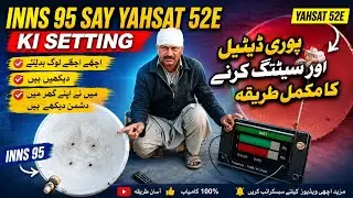  yahsat 52 East 2Foot diah ki Full setting  urdu in hindi#yahsat2footdishsetting
