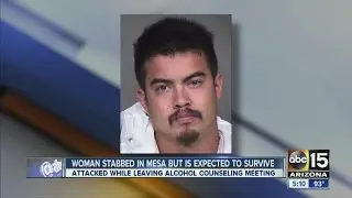 Woman stabbed by man in Mesa, but is expected to survive