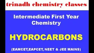 Intermediate First Year Chemistry - Organic Chemistry Hydrocarbons - Preparation of Alkenes