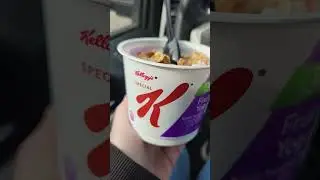 Kelloggs Special K- Fruit & Yogurt! Thank God for work caf&eacute;s! 😋 #yummy #shorts