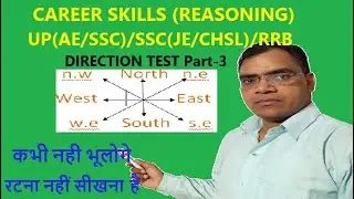 DIRECTION TEST Part-3(Basic Concept) । REASONING(तर्कशक्ति) Part- 7/ REASONING by Sandeep Kumar