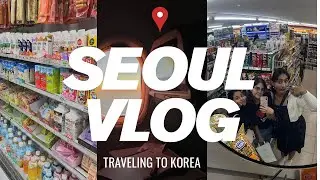 Miami to Korea | 16 hour flight, travel w/ me to seoul, skin care, exploring w/ friends 🇰🇷