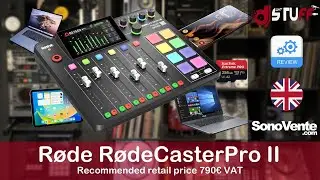 R&oslash;deCasterPro II Multitrack / multiplatform podcast & recording 🇬🇧