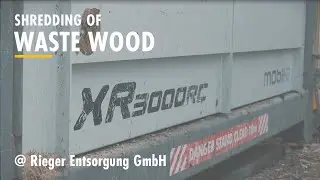 New at Rieger Entsorgung: the mobile XR3000RC shredder by UNTHA