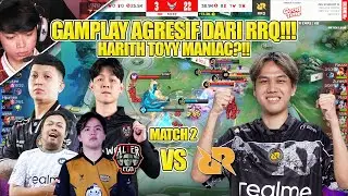 HARITH TOYY MANIAC?!! GAMEPLAY AGRESIF RRQ HOSHI!! MATCH 2 RRQ HOSHI VS ALTER EGO MPL ID