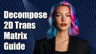 How to Decompose a 2D Transformation Matrix: Step-by-Step Guide