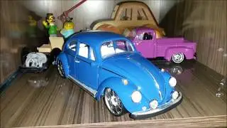 Mini Fusca Turbo Azul 72