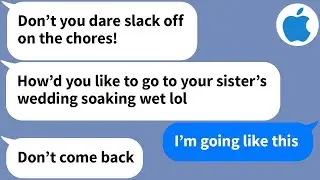 【Apple】 My mother in law poured a bucket of boiling water on me