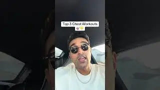 TOP 3 CHEST WORKOUTS! #gymmotivation #bodybuilding #workoutmotivation #chestworkout #chestday #gym