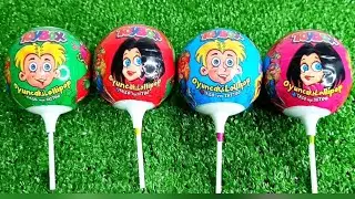 Satisfying video asmr lollipops candy and chocolate yummy candy Cutting video 