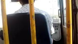 Jaipur low flour bus driver messing in local language