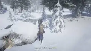 The Hunt Begins: Arthur Tracks a Majestic Deer in RDR2 | Red Dead Redemption 2