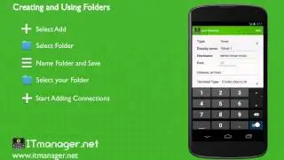 ITmanager.net - Adding Folders to Organize Connections on Android
