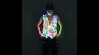 LED Party Vest Rave Colorful Tank Top Shirt Costume Festival Techno Light Shirt