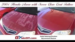 Honda Acura with Faded and Oxidized Car Paint